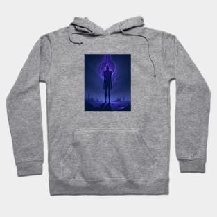 Enderman in Eerie Landscape Fan Art Hoodie